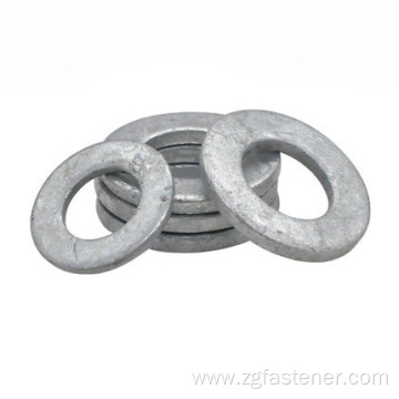 DIN125 hot dip galvanized plain washers